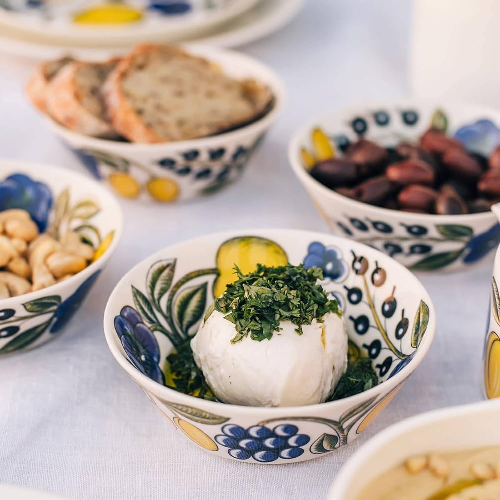 ARABIA [Regular Imported Product] Arabia Ceramic Paratissi Bowl Dish 13cm Black 1059707