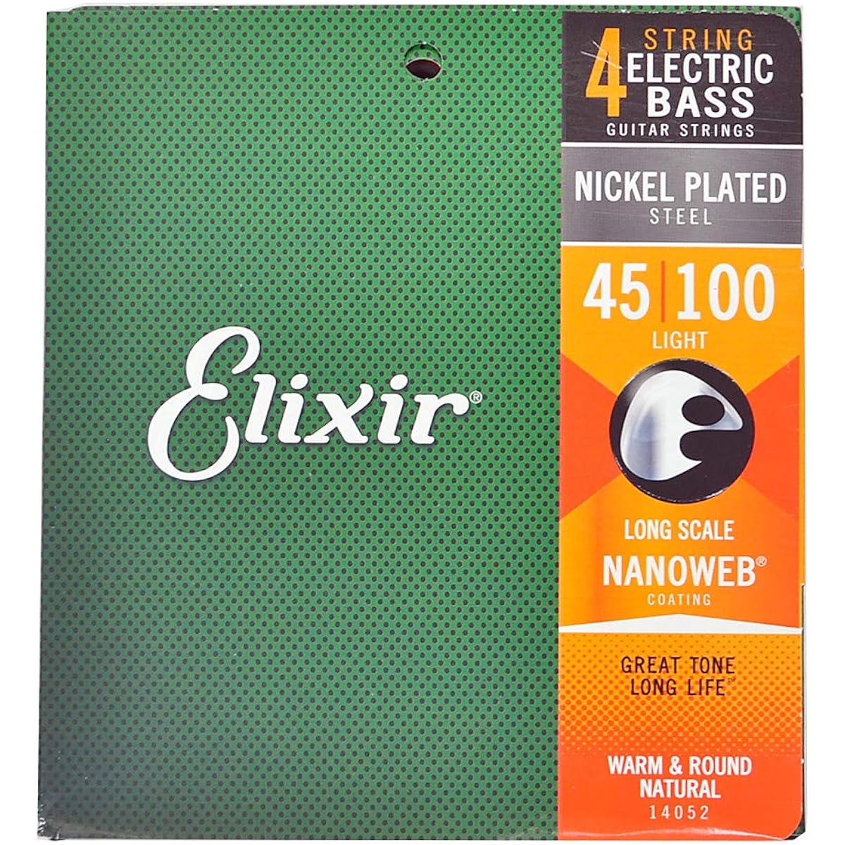 ELIXIR NANOWEB Light Long Scale Bass Strings #14052 Electric Bass Strings