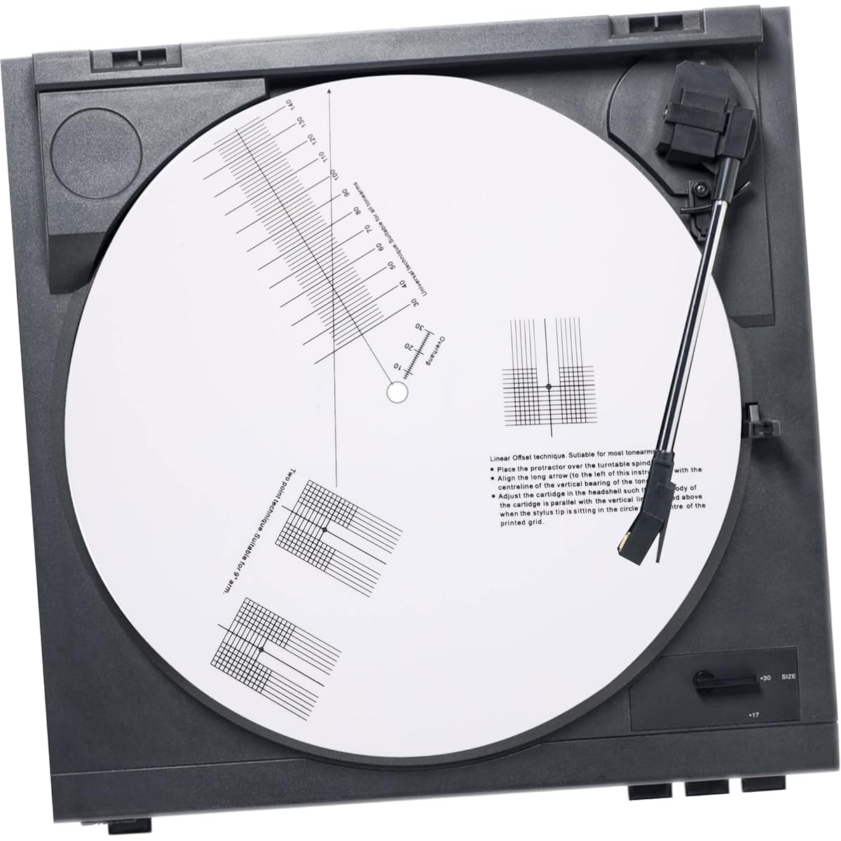 minkissy 6pcs turntable calibration disc pickup calibration vinyl recorder pickup calibration pro platte needle