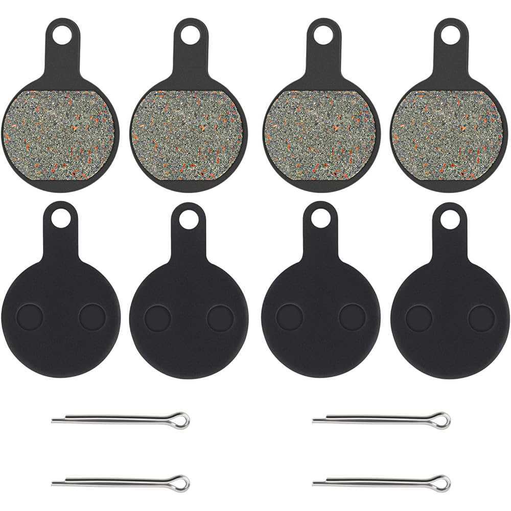 MOACCE [4 Pairs/Set] Bicycle Disc Brake Pads Compatible Model Tektro Novela 2011 Lyra IOX.11 I0x 10x MTB Bike Noise Reduction Compatibility Durable