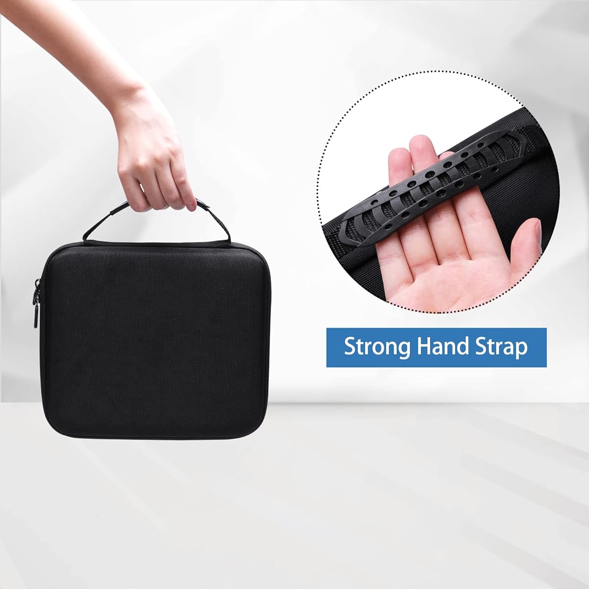 XANAD Hard Case Fits Charger, Cables and Other Accessories for Zoom H6 Six Track Portable Recorder