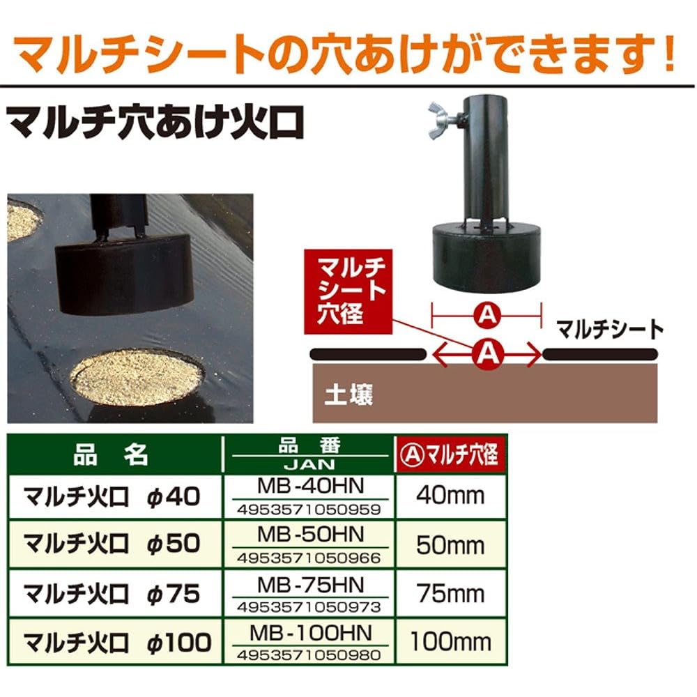 Shinfuji Burner Multi Hole Crater 100mm MB-100HN