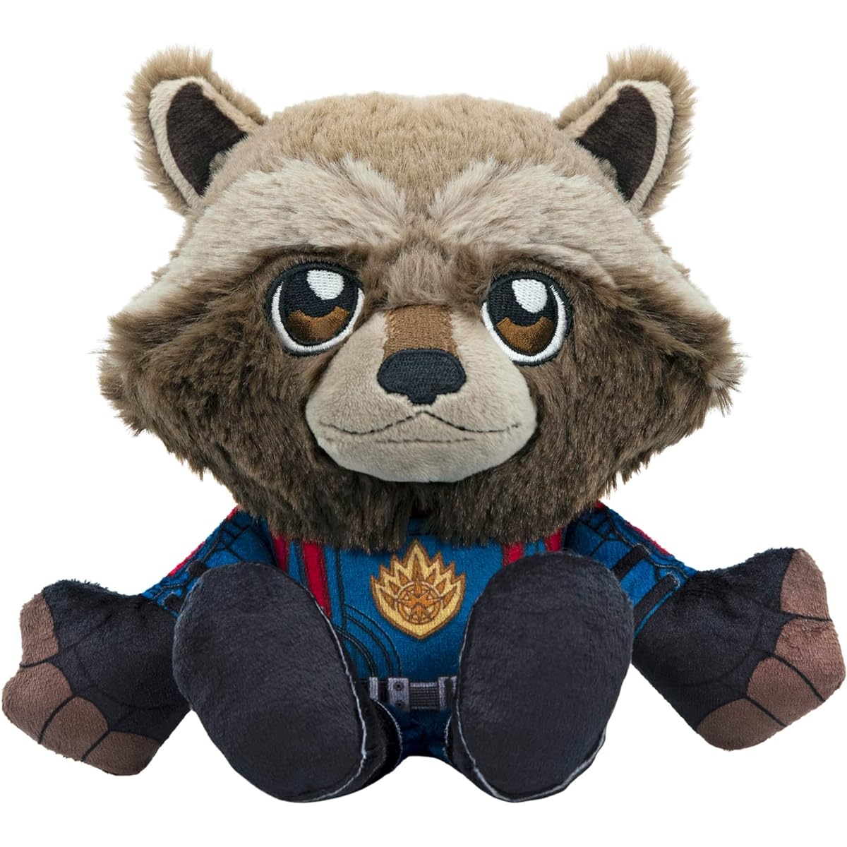 Bleacher Creatures Marvel Rocket Raccoon 8" Creature Sitting Plush Soft Chibi Inspired Toy