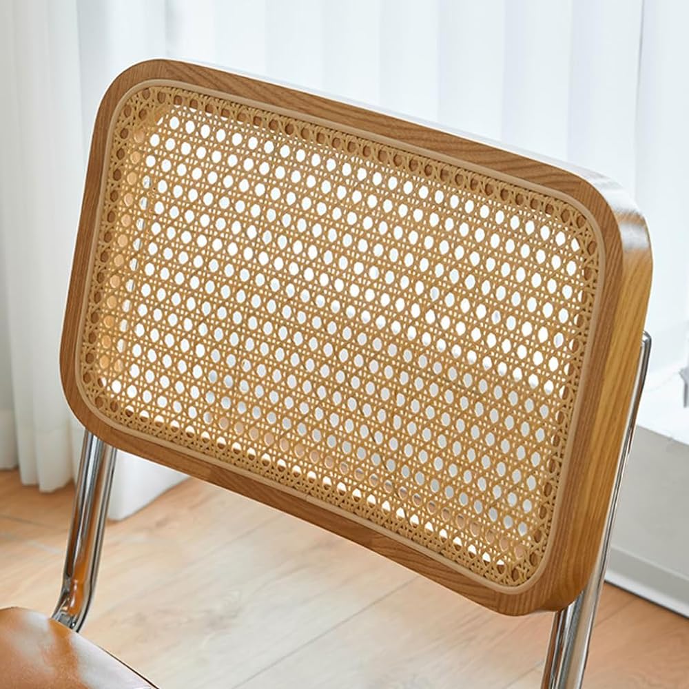 Dining chair, rattan chair, table chair, rattan chair, rattan chair, dining chair, armchair, dining rattan, living room interior, stylish, Scandinavian, home work, commercial use (with armrest, rattan (natural))
