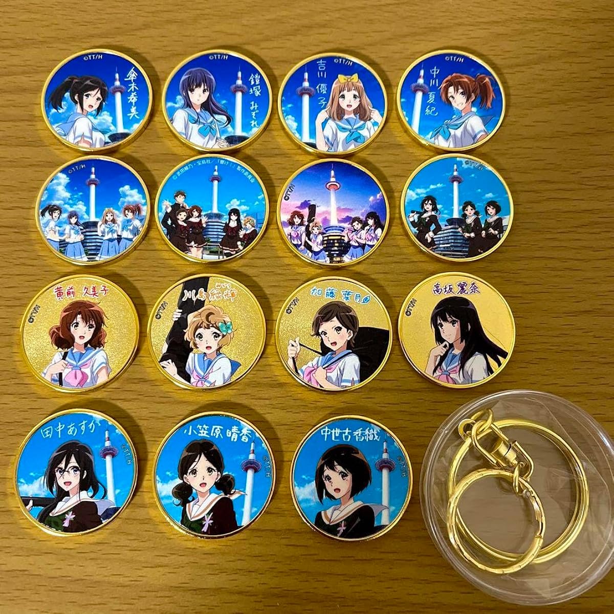 Sound Euphonium Kyoto Tower Observatory Commemorative Medal 15 types complete