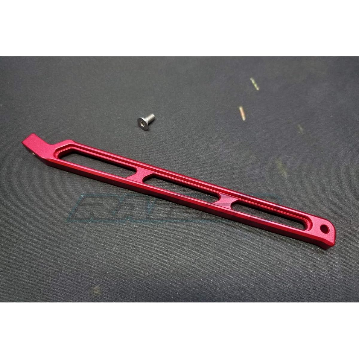 Aluminum Alloy Rear Chassis Brace Link fits Arrma 1/8 KRATON Talion AR320446 - RED