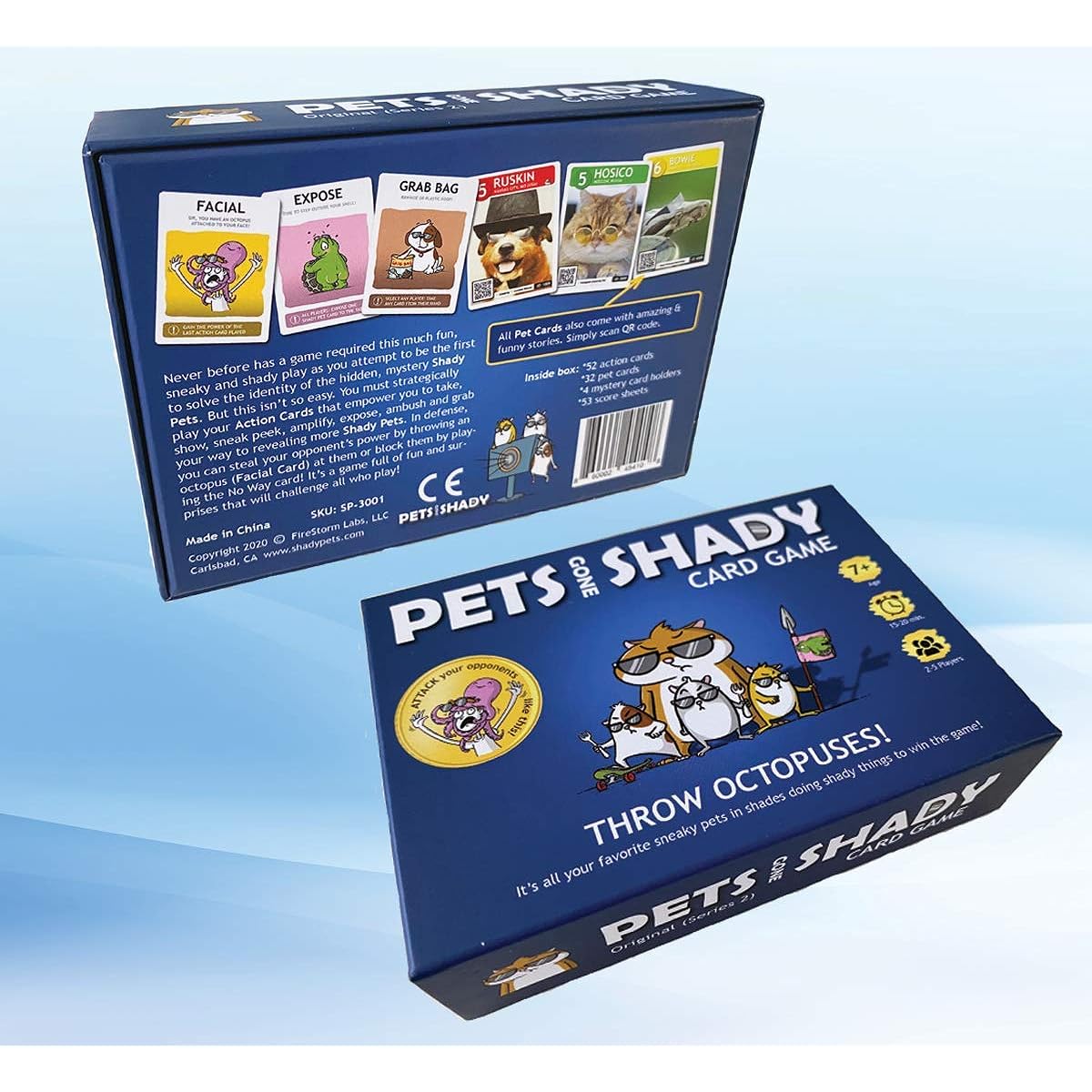 Pets Gone Shady Card Game - Family Friendly Party Game - Card Games for Adults, Teens and Kids