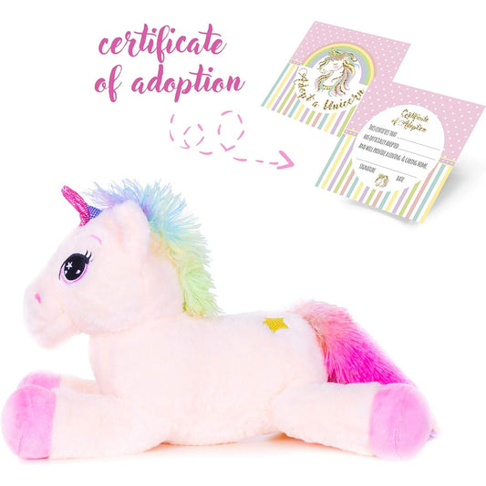 Unicorn Plush Toy Gifts for Girls Kids Love to Cuddle Available in 2 Sizes and Colors Perfect for Unicorn Lovers