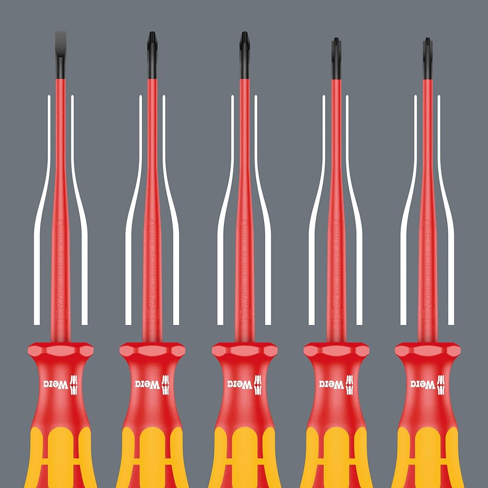 Wera 05136027001 | Kraftform Kompakt Driver Set VDE17 Extra Slim 1, 17 Pieces [Regular Japanese Import Product]