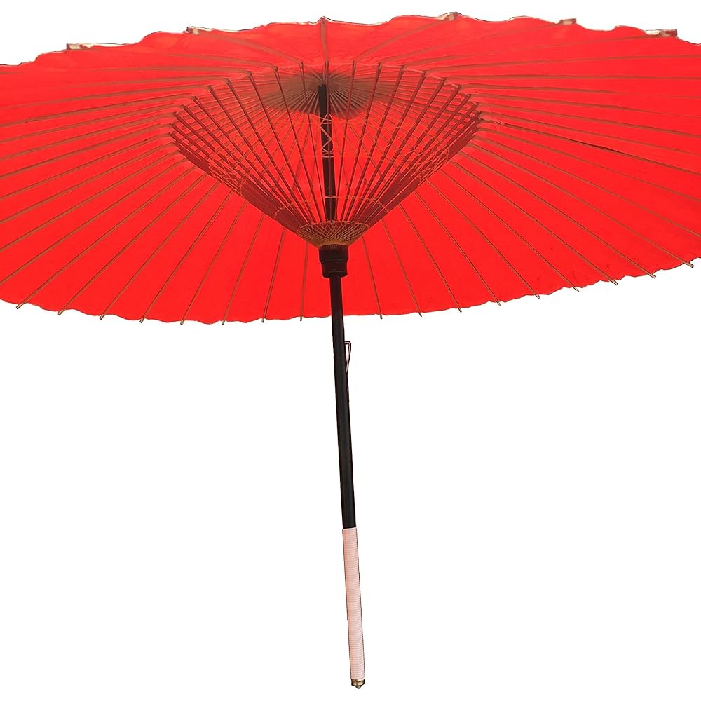 Yamamoto Bamboo Craftsman (YAMAMOTOTAKIZAYIKUYA) Japanese umbrella, Japanese umbrella, Janome umbrella, rain umbrella, waterproof (red)