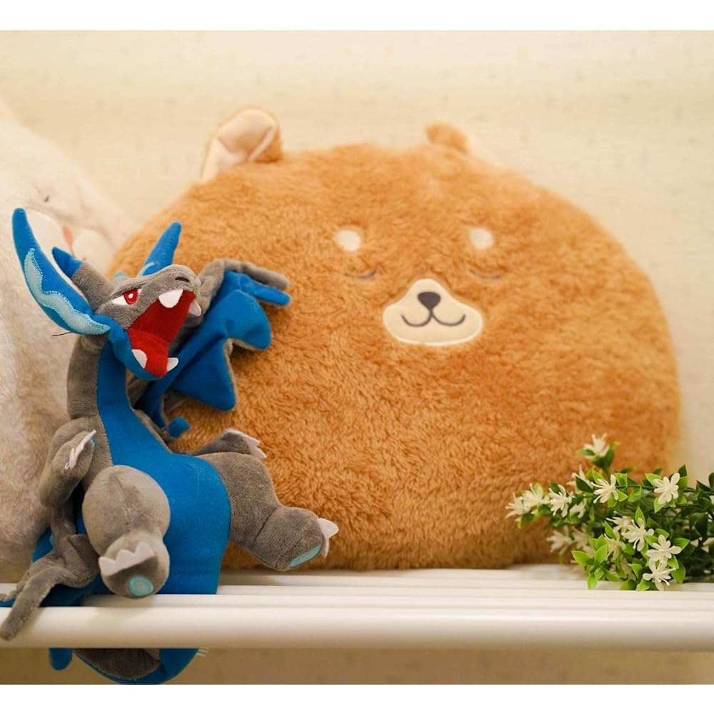 Mega Charizard X Plush Toy [Gift Bag Included] Cushion Thin Body Pillow Interior Prize Figurine Goods Children