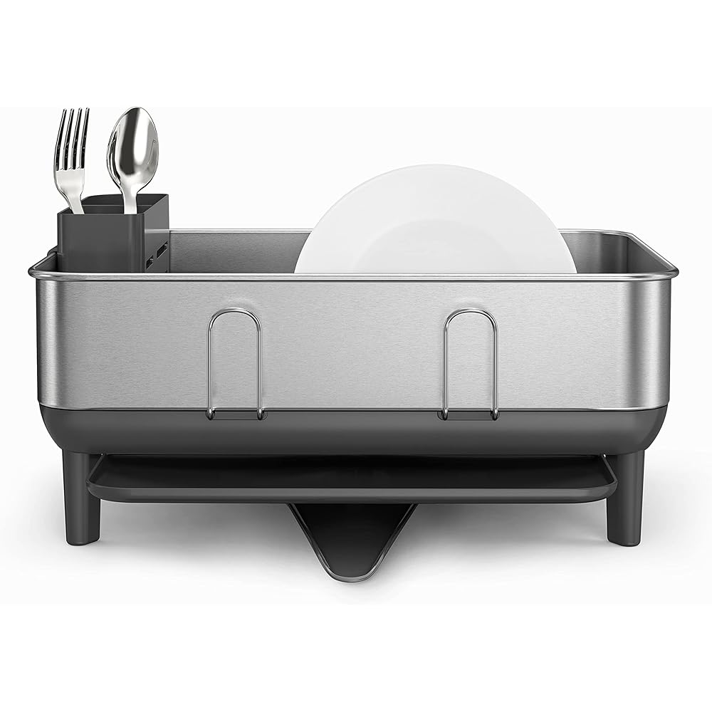 simplehuman compact dish rack gray KT1184DC