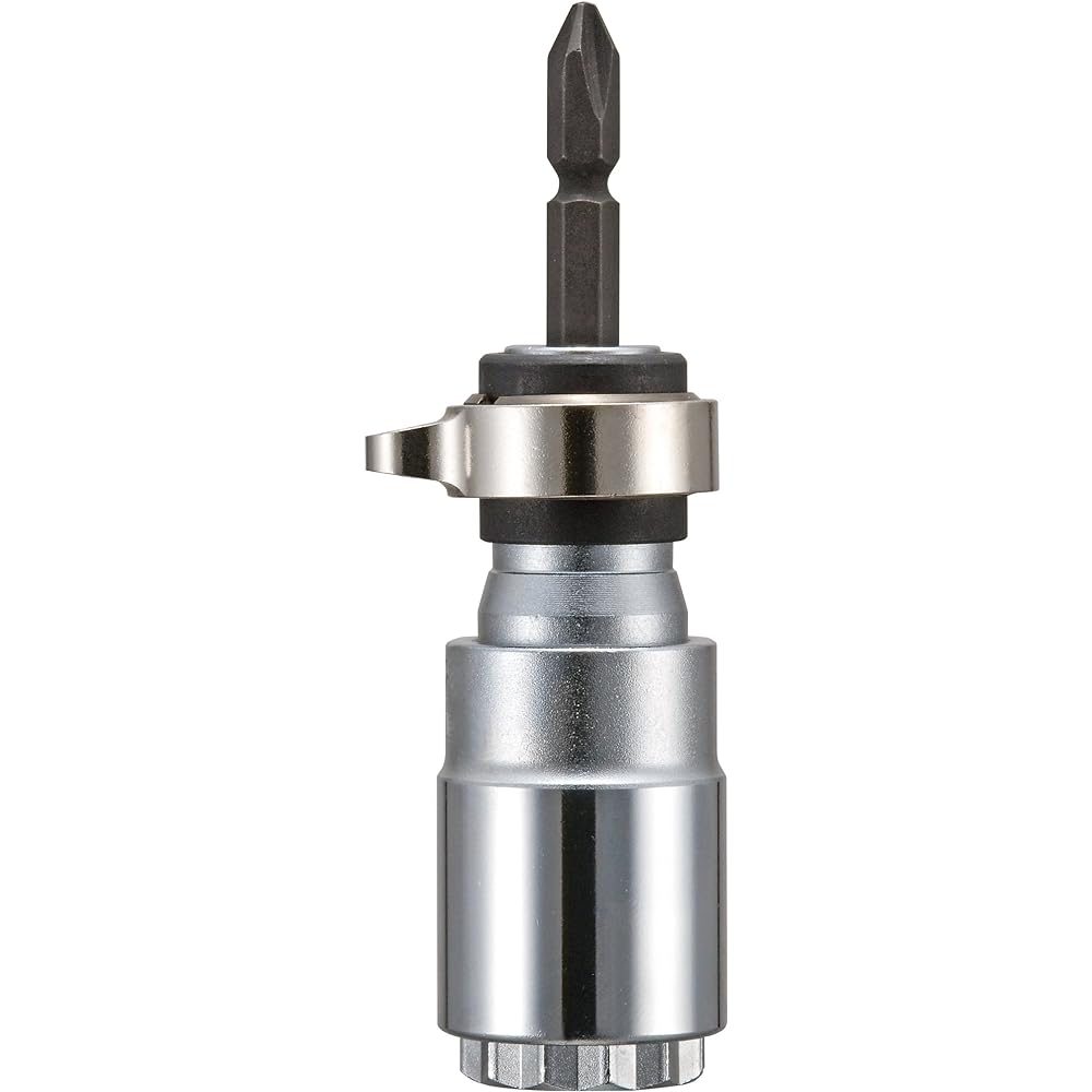 Tajima Impact Driver Bit Replaceable Double Socket Hexagon BS1721RB-6K 17 x 21mm Fall Prevention Included 1 Piece