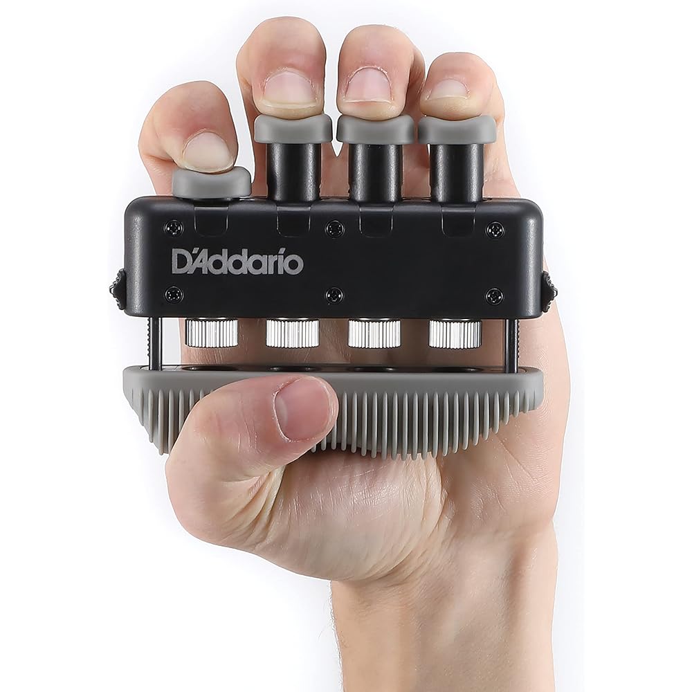 D'Addario Training Tool for Grip Strength Training Hand Trainer Equipped with Tension Adjustment Screw Adjustable Grip Height Varigrip+ PW-VGP-01 [Replacement Spring Included] [Domestic Genuine Product]