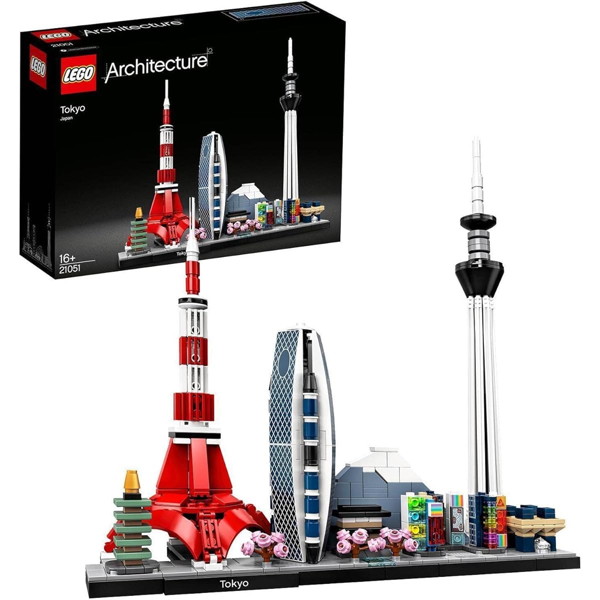 LEGO Architecture Tokyo 21051 Toy Blocks Gift Architecture Travel Design Interior Boys Girls Ages 16 and up