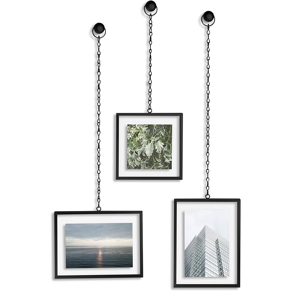 umbra Photo Chain Photo Frame Black Present Gift Frame Display Photo Photo Frame FOTOCHAIN 2311335040