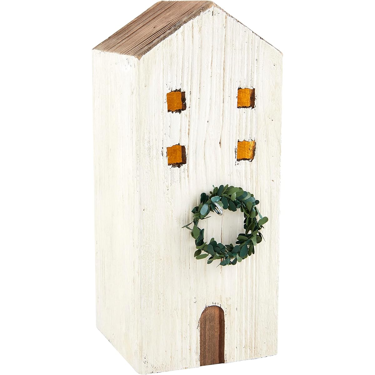 Mud Pie Christmas House 8" x 5" White