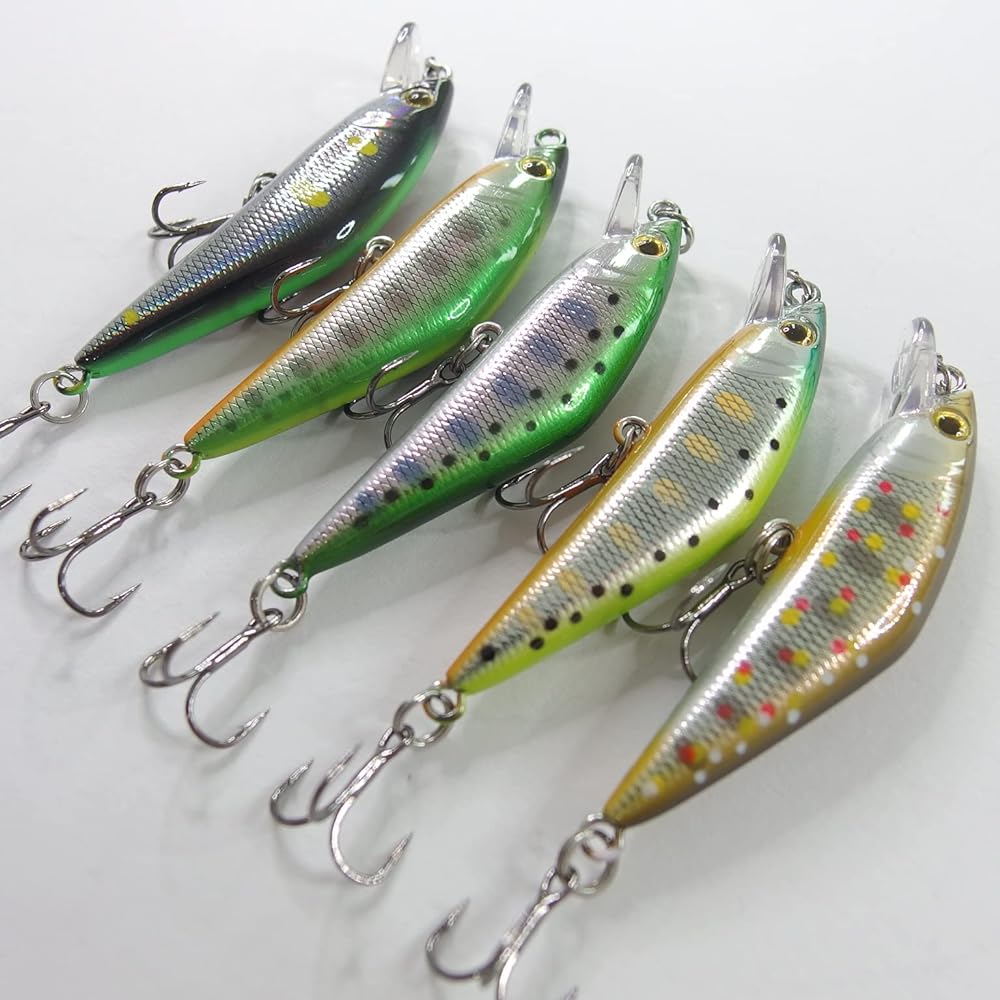 Mountain stream trout [momo lure] Momoru lure D-minnow heavy sinking minnow 50mm 4.8g tungsten built-in for contacting yamame trout.
