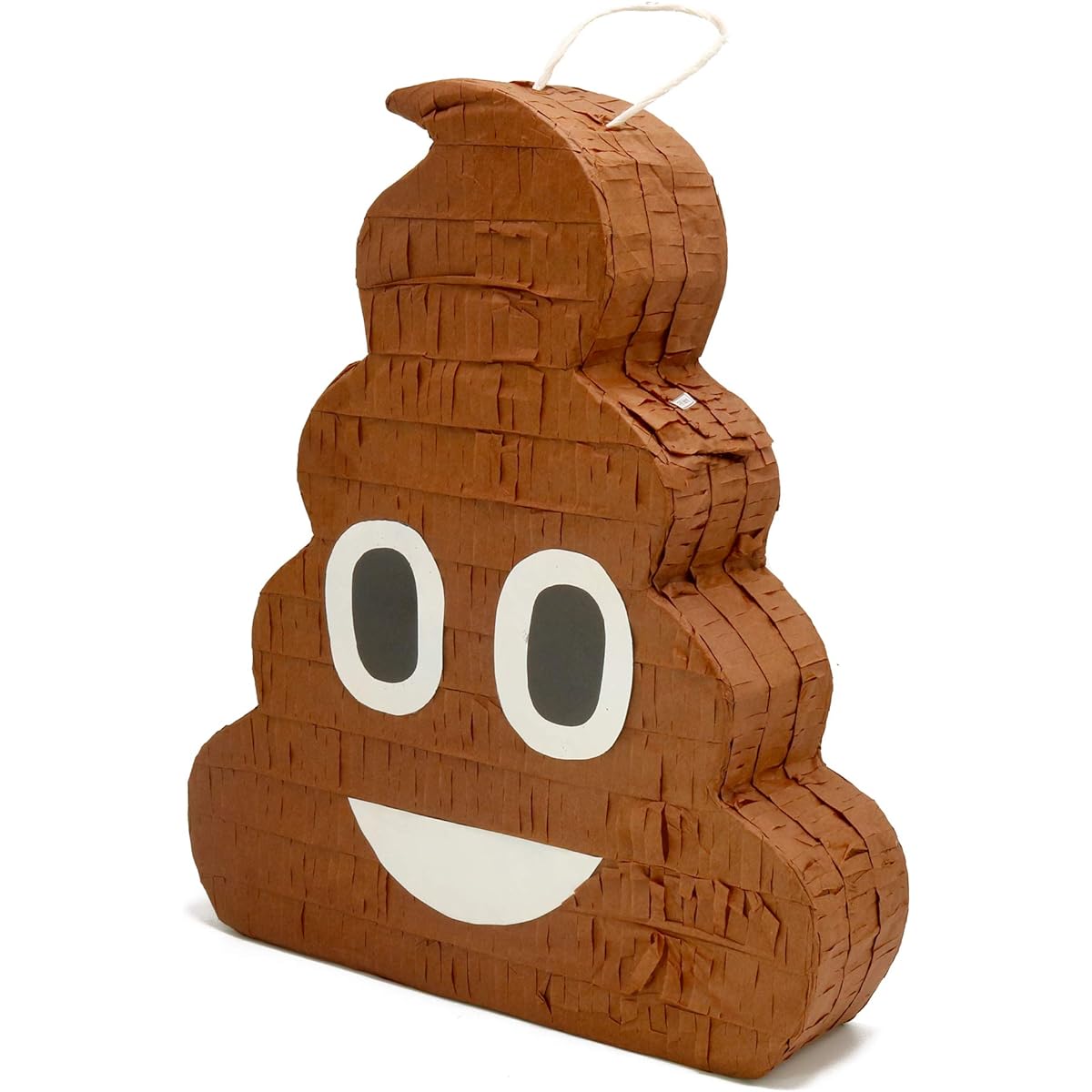 Poop Emoji Pinata for Birthday Parties and Events - Fill with Candy and Small Toys - Colorful Novelty Fun for Kids and Adults - Quinceañera Event Supplies