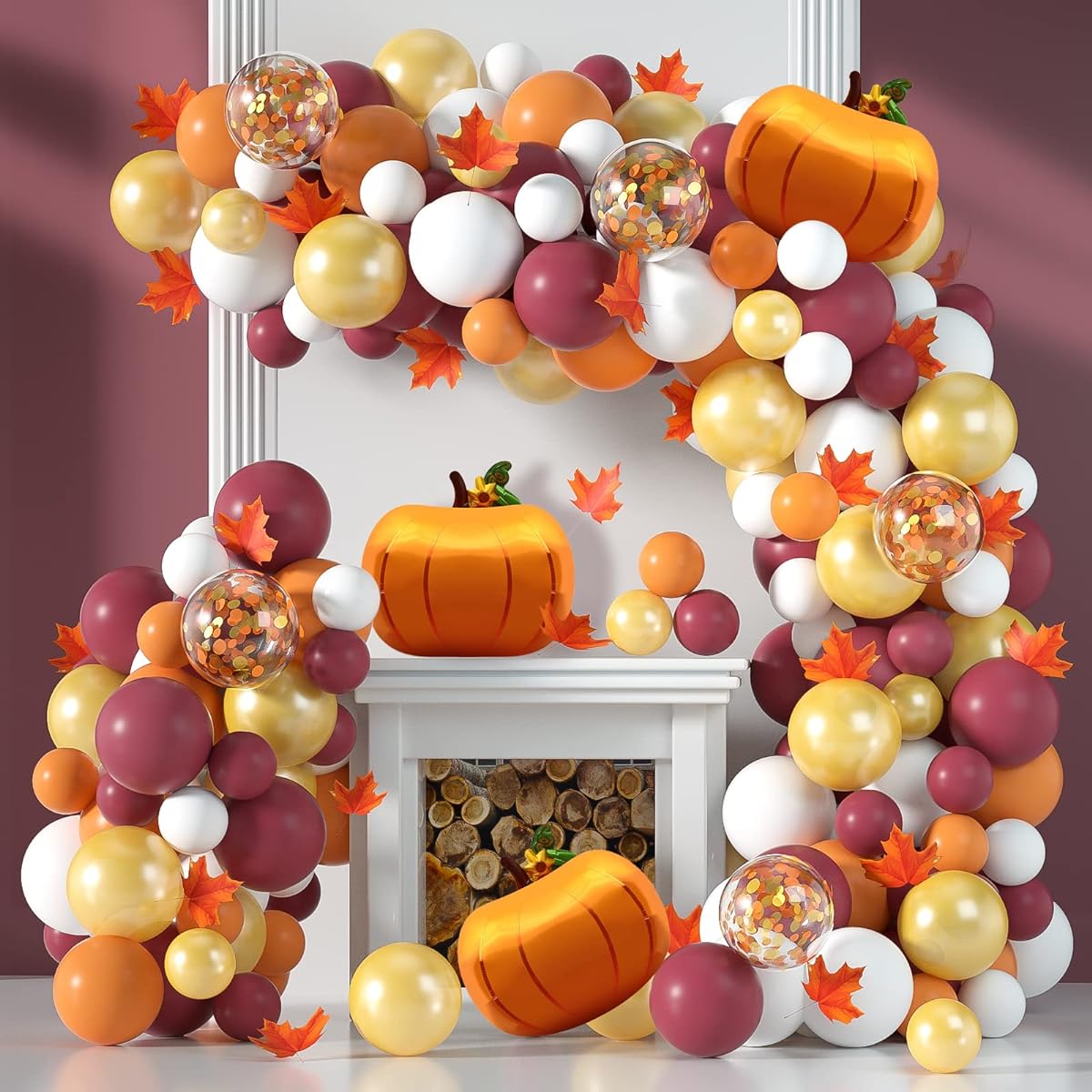 Autumn Balloon Arch Thanksgiving Balloon Arch Kit