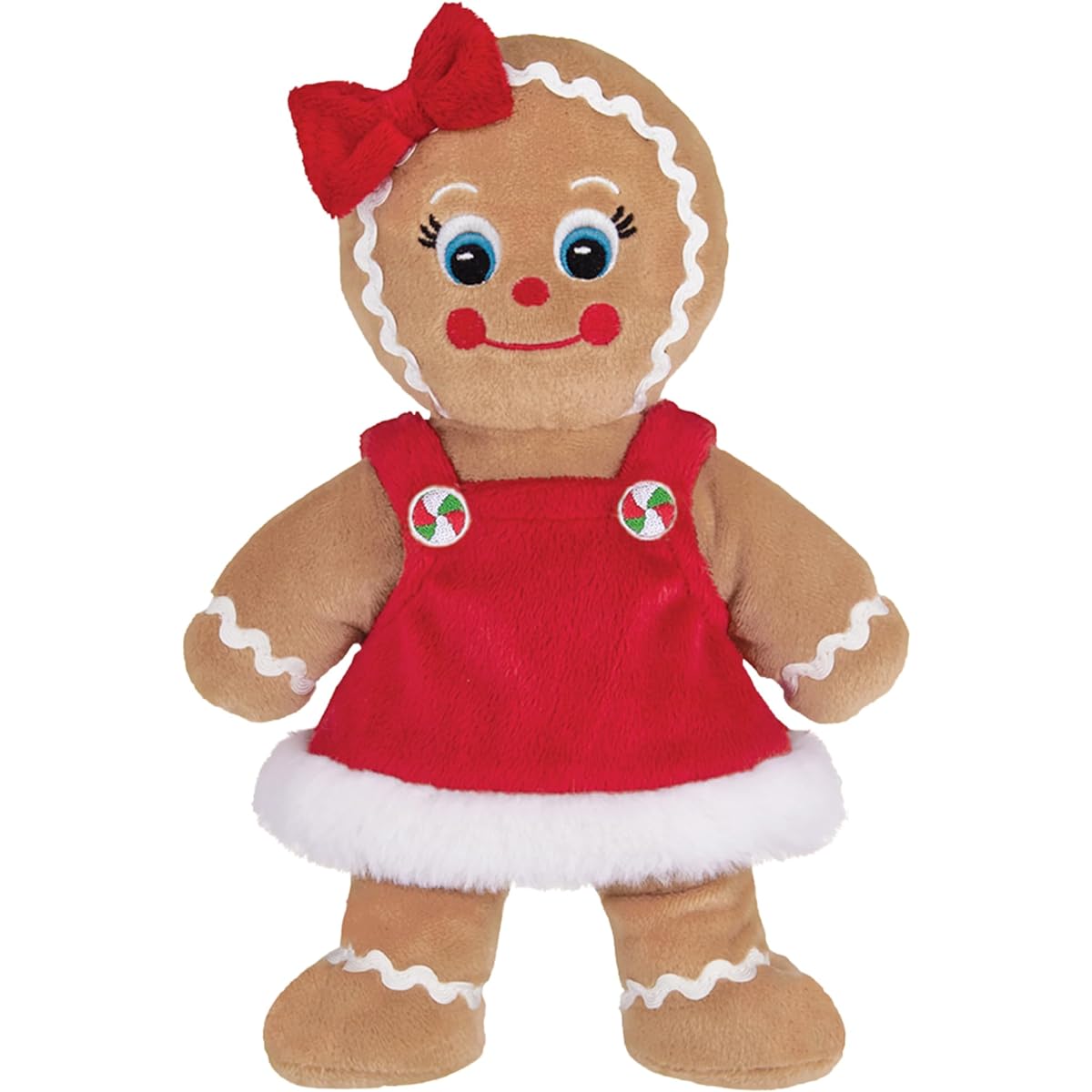 Bearington Holly Plush Gingerbread Girl 10"