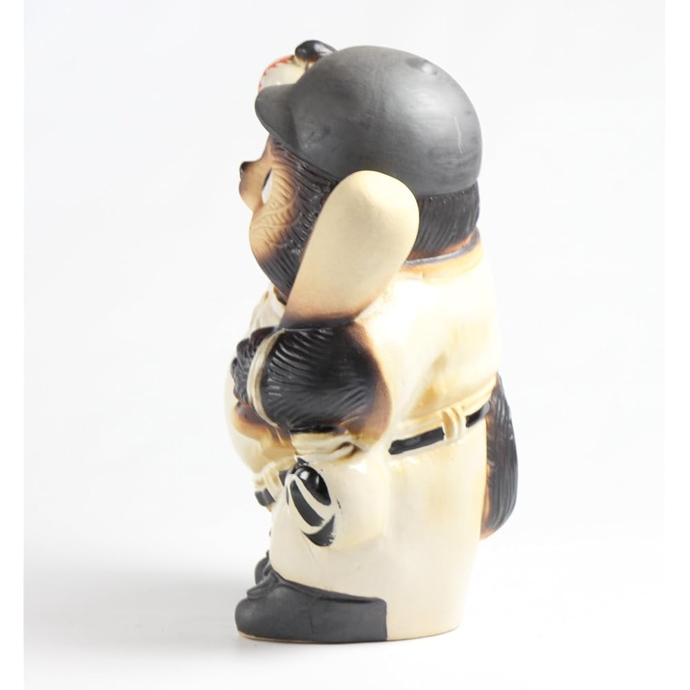 Tori "Shigaraki Ware" Baseball Tanuki No. 8 SA32-1