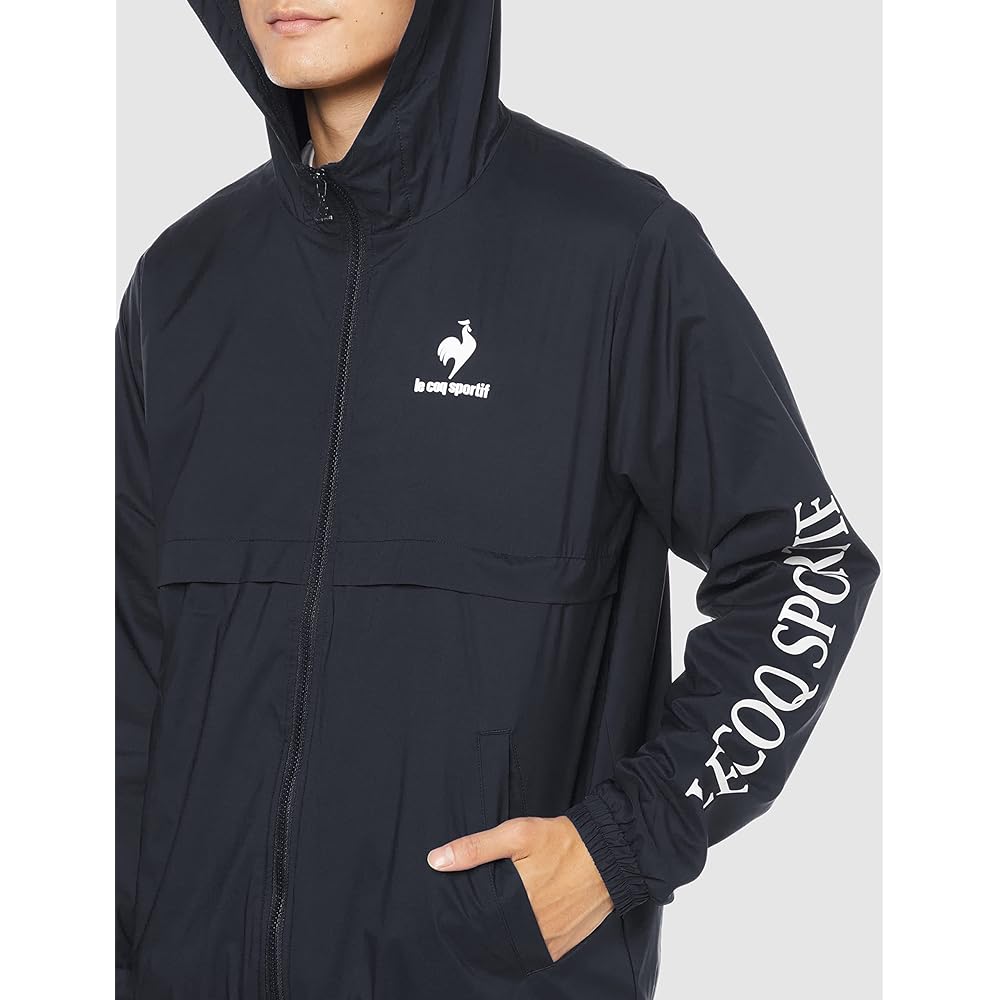 [Le Coq Sportif] Wind Outer Windproof Water Repellent Heat Retention Lightweight Solotex Air Asamotion Parka Training Men's