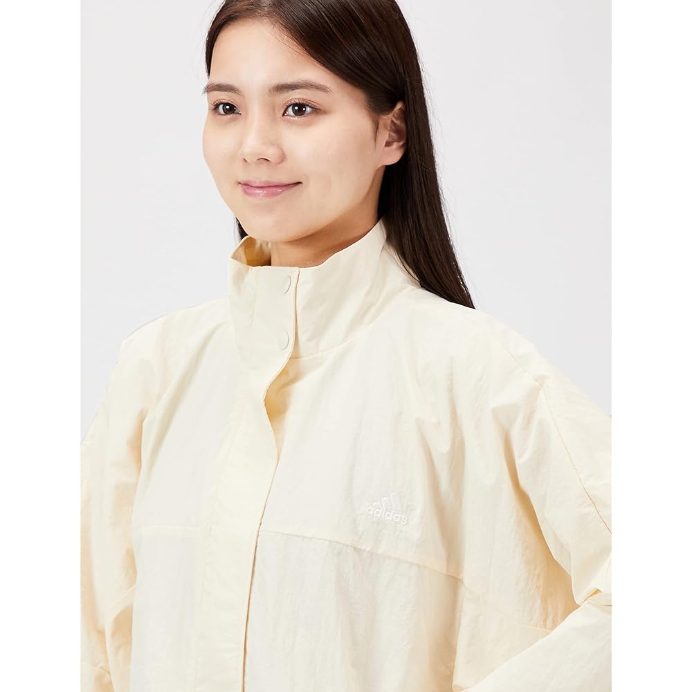 [Adidas] Jersey Top Warding Loose Fit Woven Jacket P1797 Women's