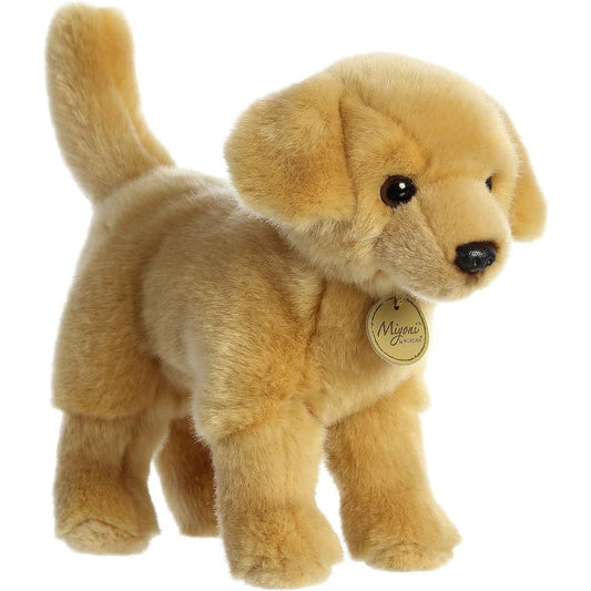 Aurora® Adorable Miyoni® Yellow Labrador Plush - Lifelike Details - Precious Companionship - Brown 10"