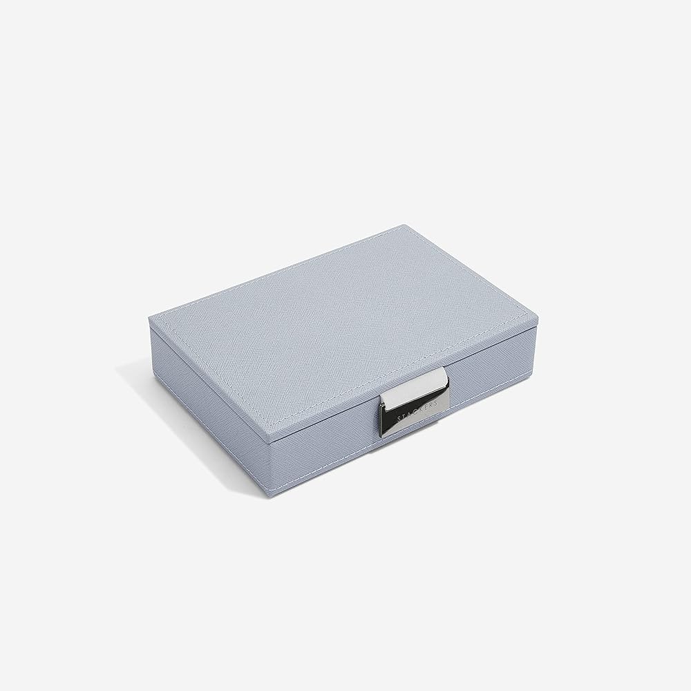 STACKERS LONDON Mini Jewelry Box Lid Dusky Blue/Stackers DUSKY BLUE Mini Jewelry Box Lid