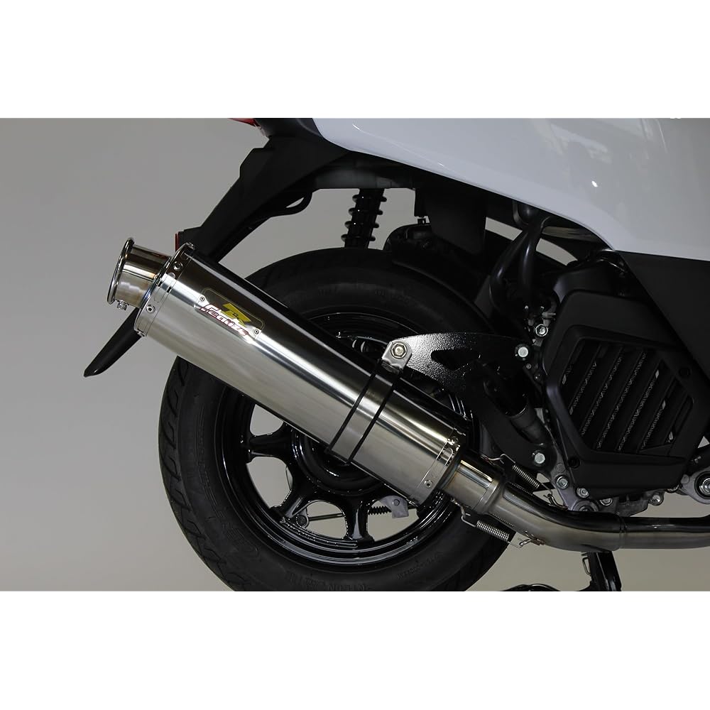 Realize Jog Bike Muffler 2BH-AY01 22Racing Stainless Steel Muffler Silver Color Motorcycle Supplies Motorcycle Bike Parts Full Exhaust Custom Parts Dress Up Replacement External Product Manual Included Realize Yamaha JOG 359-009-00