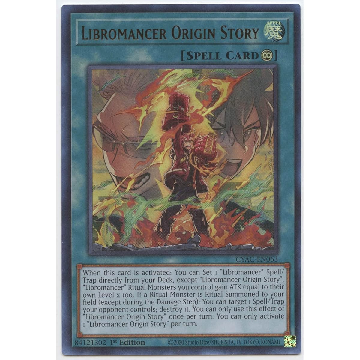 Libromancer Origin Story CYAC-EN063 Ultra Rare First Edition