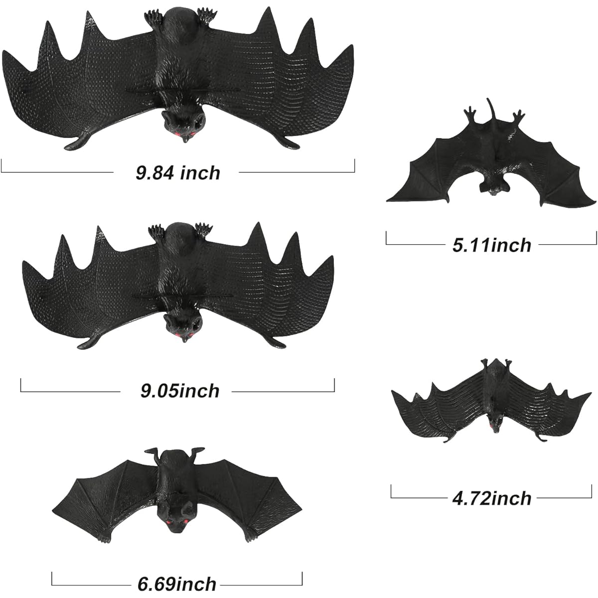 Halloween Decorations 36 Pieces Hanging Bats Halloween Party Decorations Wall Home Indoor Outdoor Decor
