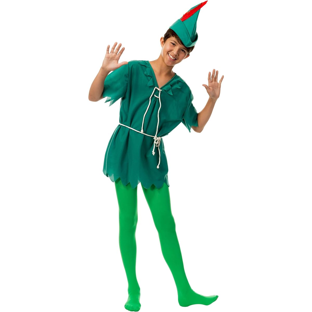 Kids Peter Pan Costume Kids Peter Pan Costume♪Halloween♪Size: Small