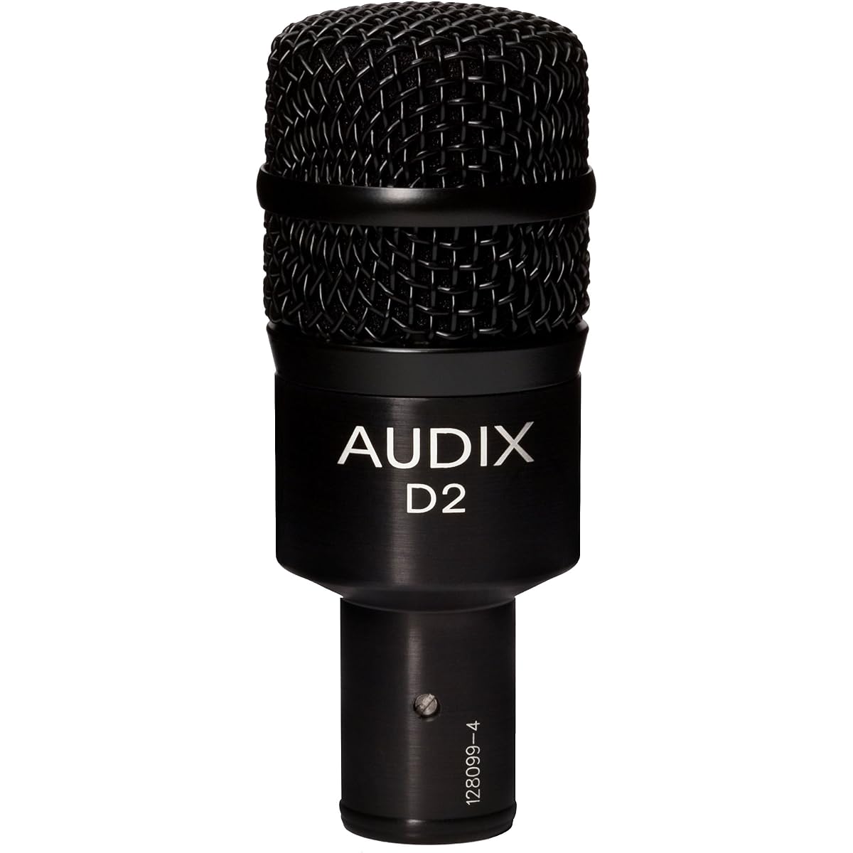 AUDIX D2 Tom Conga Drum Brass Dynamic Microphone for Recording Instruments Super Cardioid Black