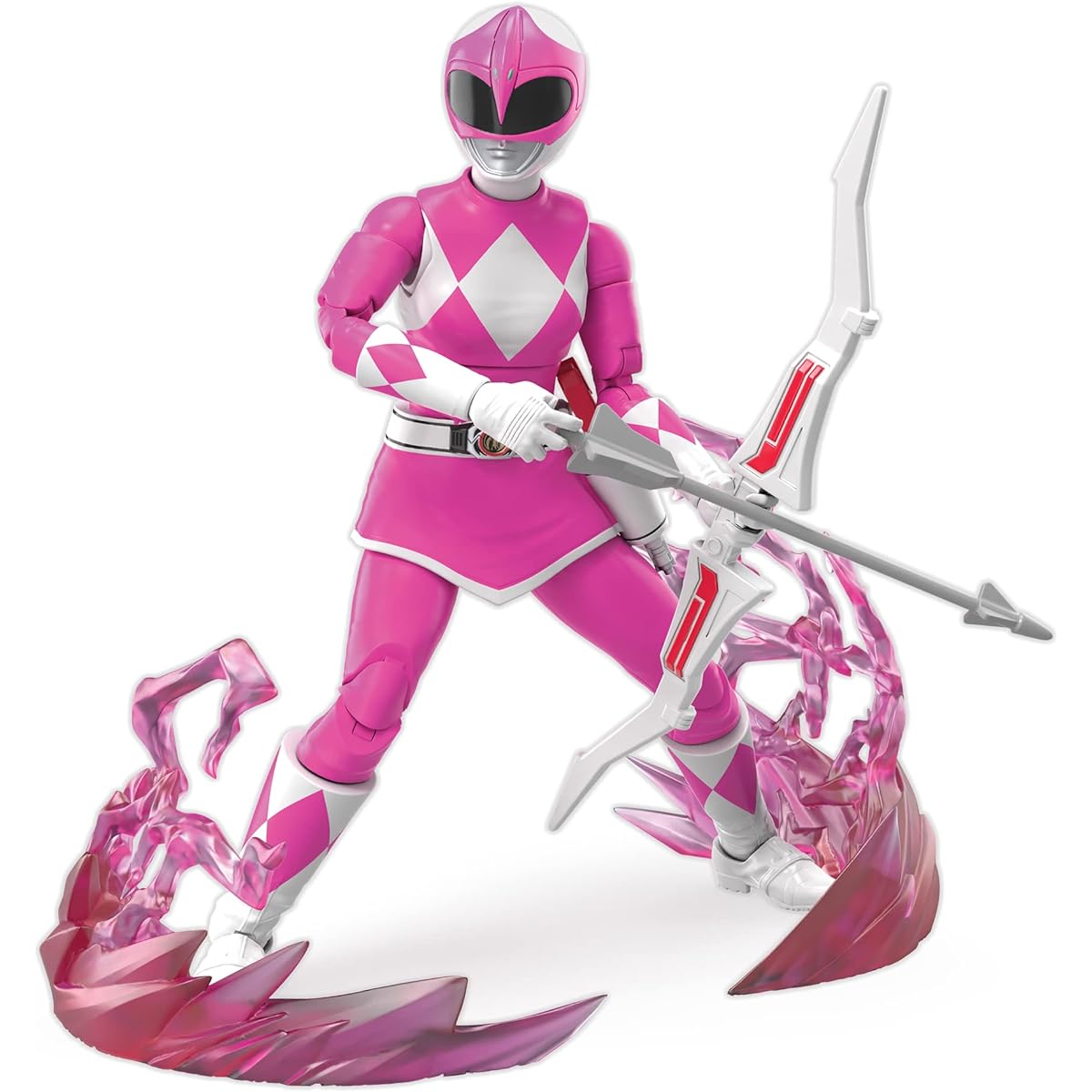 Power Rangers Lightning Collection Remastered Mighty Morphin Pink Ranger 6-Inch Action Figure for Boys and Girls Ages 4 and Up, F7391