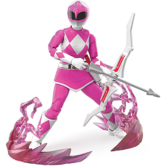Power Rangers Lightning Collection Remastered Mighty Morphin Pink Ranger 6-Inch Action Figure for Boys and Girls Ages 4 and Up, F7391