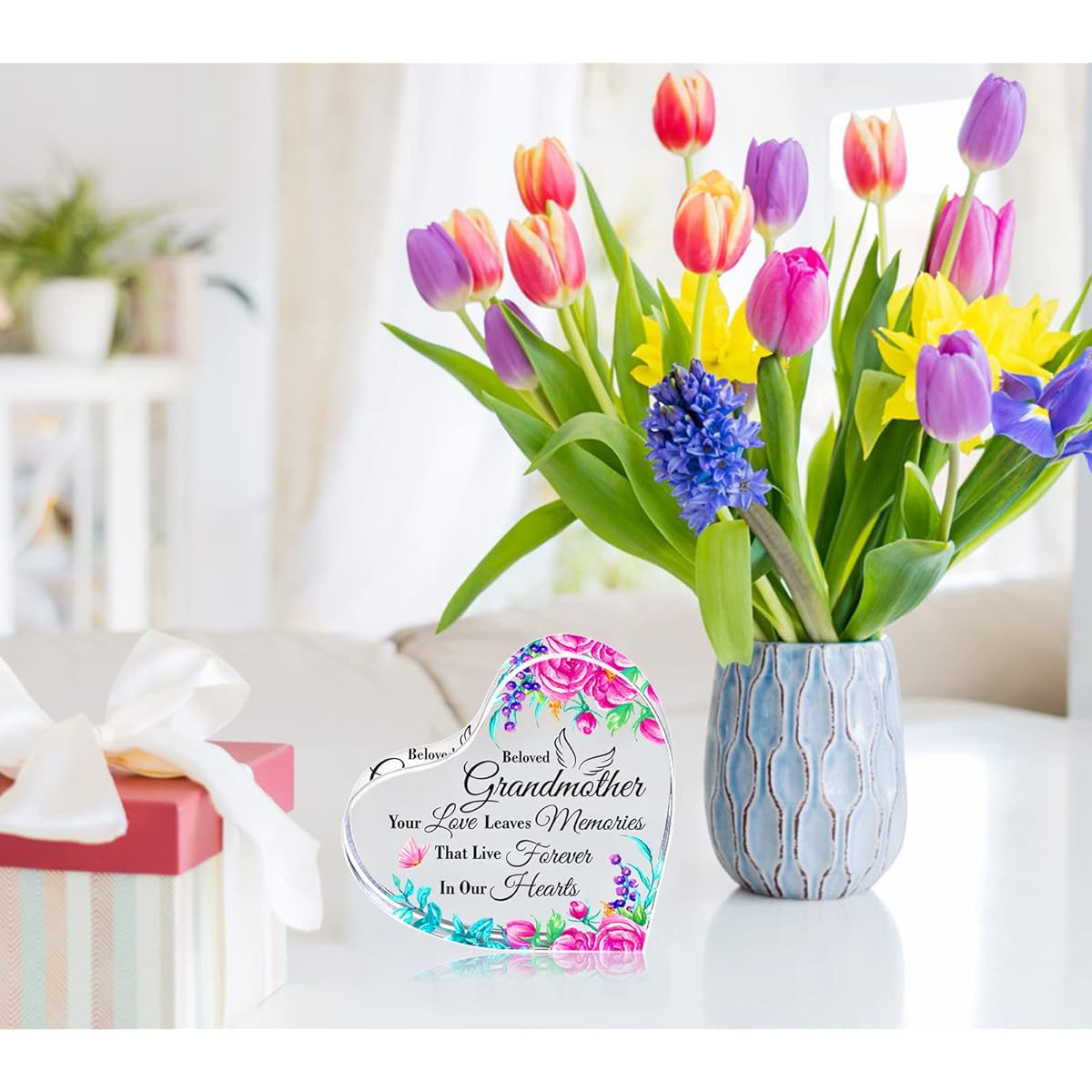WhatSign Memorial Gifts for Grandmother Loss Keepsakes & Paperweights Sympathy Gifts for Grandmother Losing a Grandmother Sympathy Gifts for Grandmother