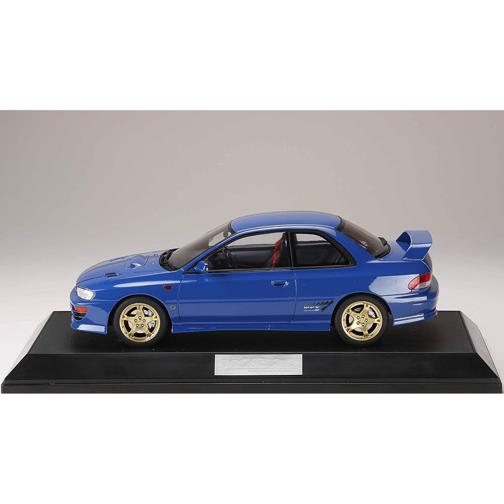 Hobby JAPAN 1/18 Subaru Impreza WRX Type R STi Version IV V Limited (GC8) 1998 Sonic Blue Mica Finished Product