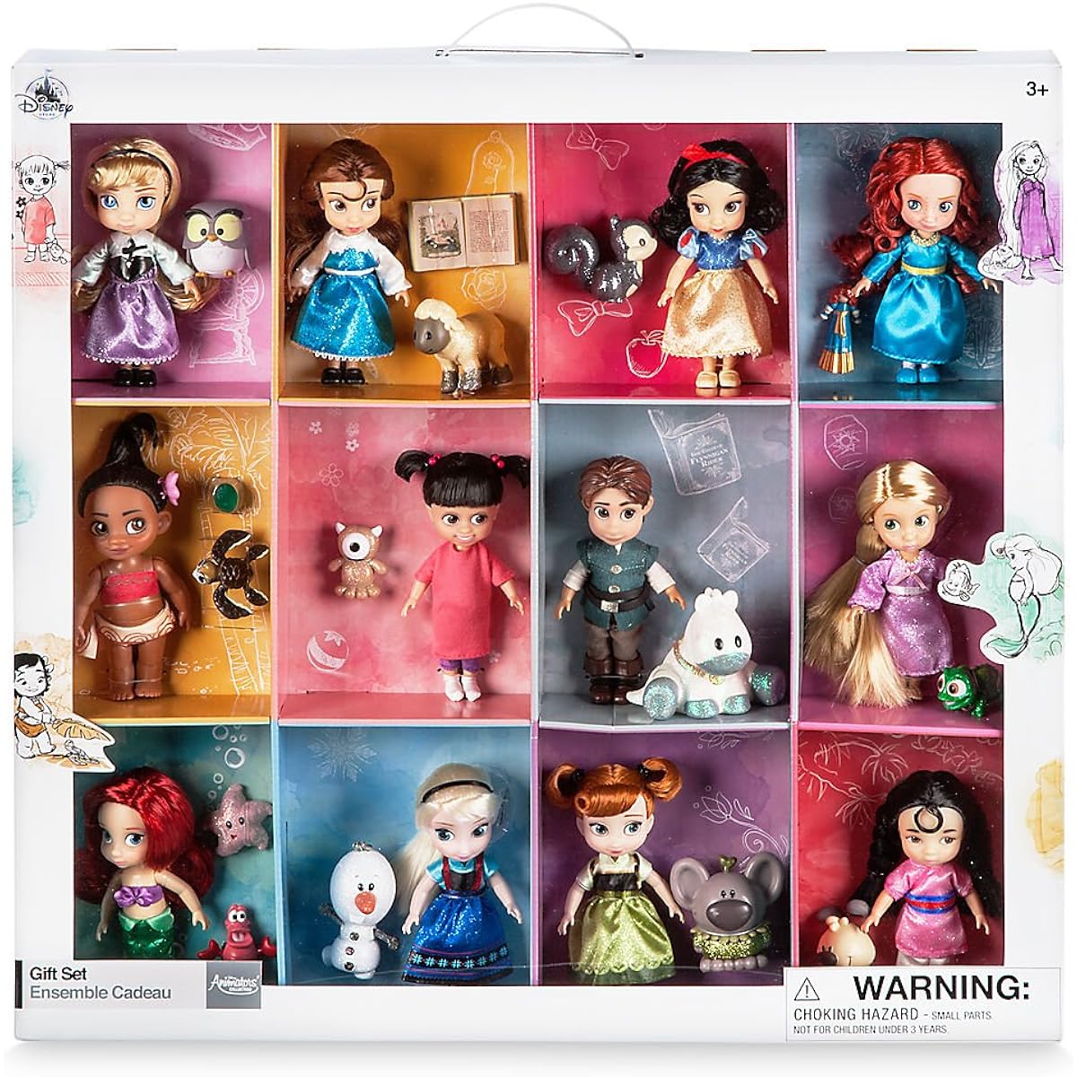 Disney Animator Collection Mini Doll Gift Set