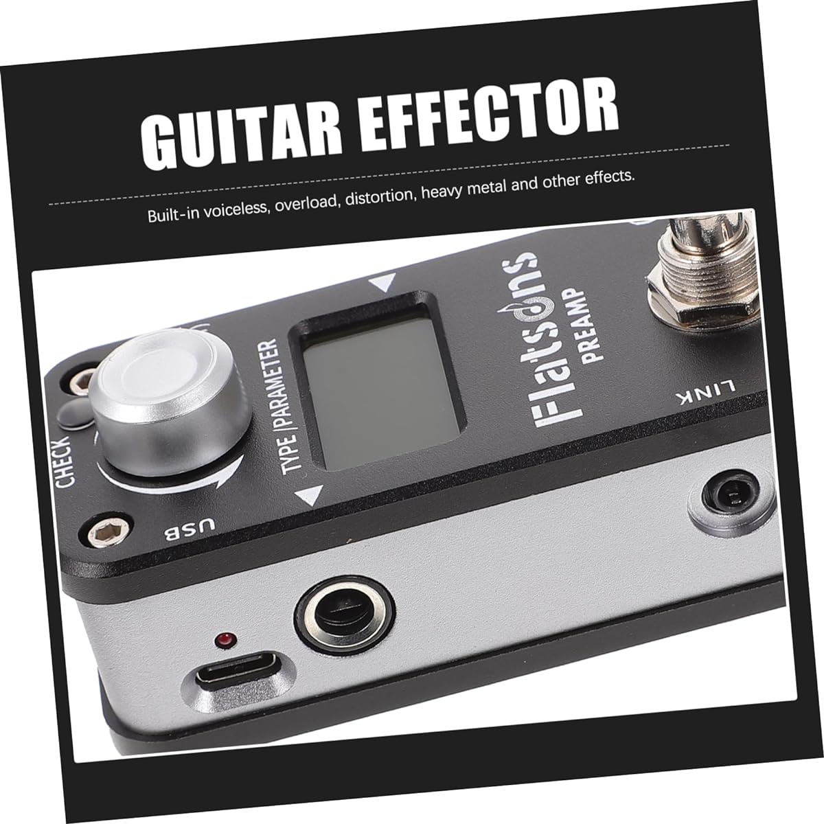 SWOOMEY 1pc Guitar Effect Electric Guitar Looper Guitar Accessories Overloaded Effector Guitar Core Guitar Effector Mini Metal Effector Guitar Overload Di