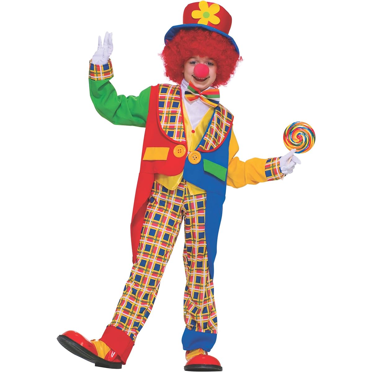 Forum Novelties Children's Clown on the Town Costume, X-Large