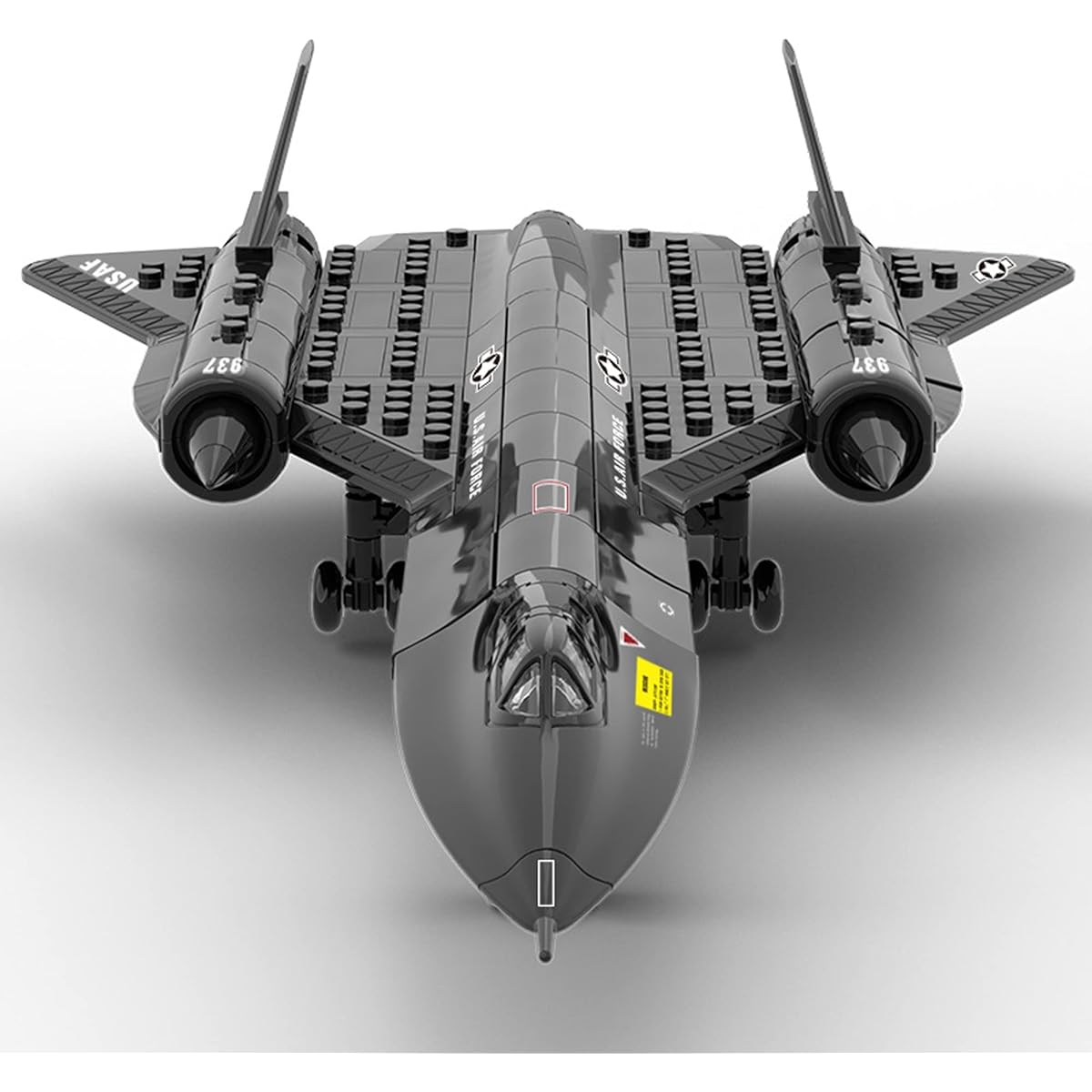 Gonli Stem Army Toys US Air Force SR-71 Reconnaissance Plane Building Blocks Set for Boys Fighter Jet Building Toys Gifts for Kids (183 Pieces)