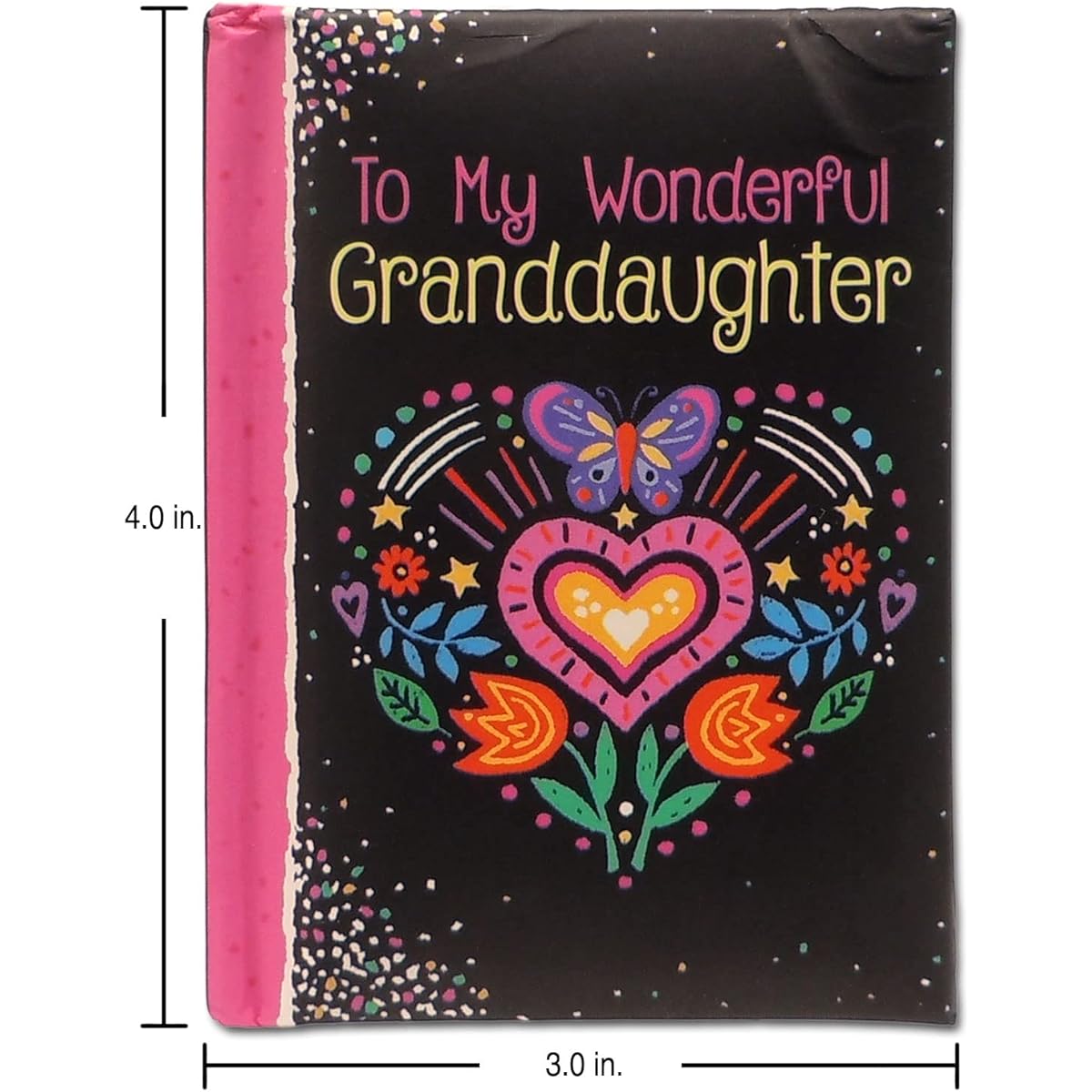 Blue Mountain Arts Mini Book (To My Wonderful Granddaughter) - Birthday, Holiday, Graduation Gift from Proud Grandparents, 4 x 3 Inches