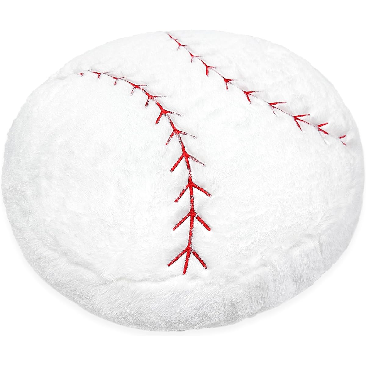 OurHonor Baseball Plush Toy 18 Inch Baseball Pillow Soft Fluffy Football Plush Toy Durable Cushion Room Decoration Party Gift for Boys & Girls