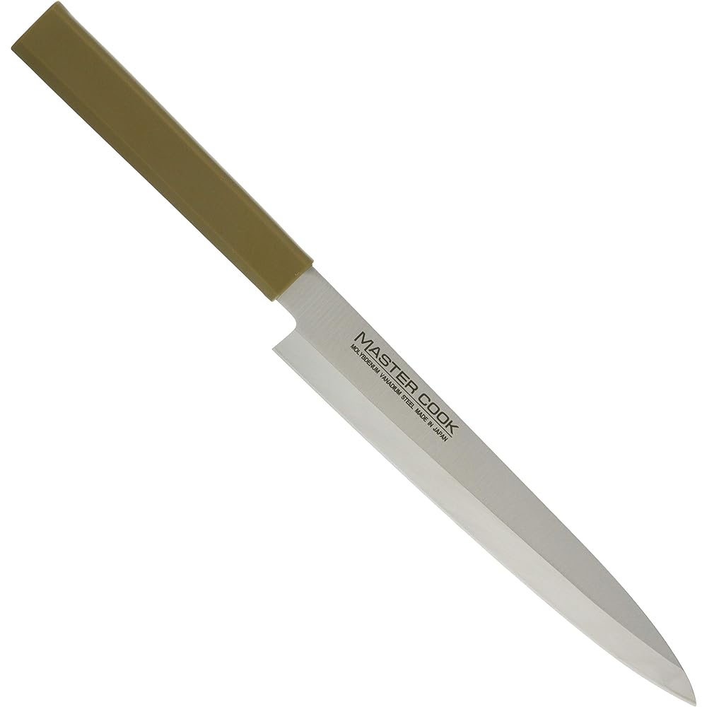 Kataoka Seisakusho Mastercok Antibacterial Color Knife Yanagi Blade White MCYK-270 Blade: Molybdenum Vanadium Steel Japan AMSF0271B