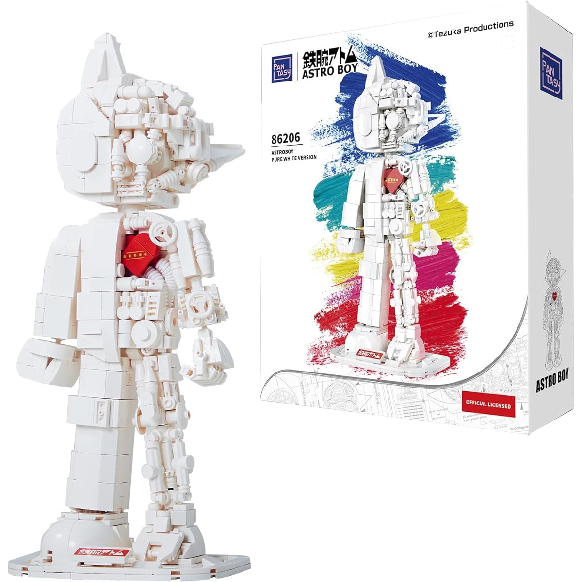 BRICKKK Astro Boy Building Set for Adults, Pantasy Assembled Astro Boy Action Figure Assembly Kit for Fans Ideas Building Blocks Japanese Anime Building Bricks Collection Ornaments Model Toys