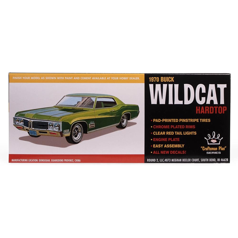 AMT 1/25 1970 Buick Wildcat Hardtop Plastic Model AMT1379