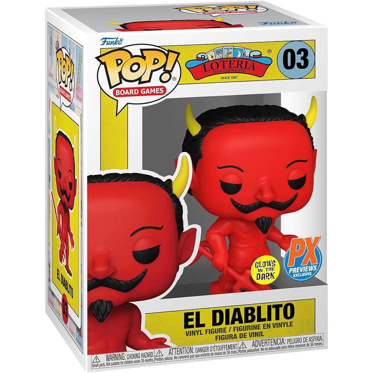 POP! Board Game Loteria El Diablito (Glow in the Dark) PX Vinyl Figure