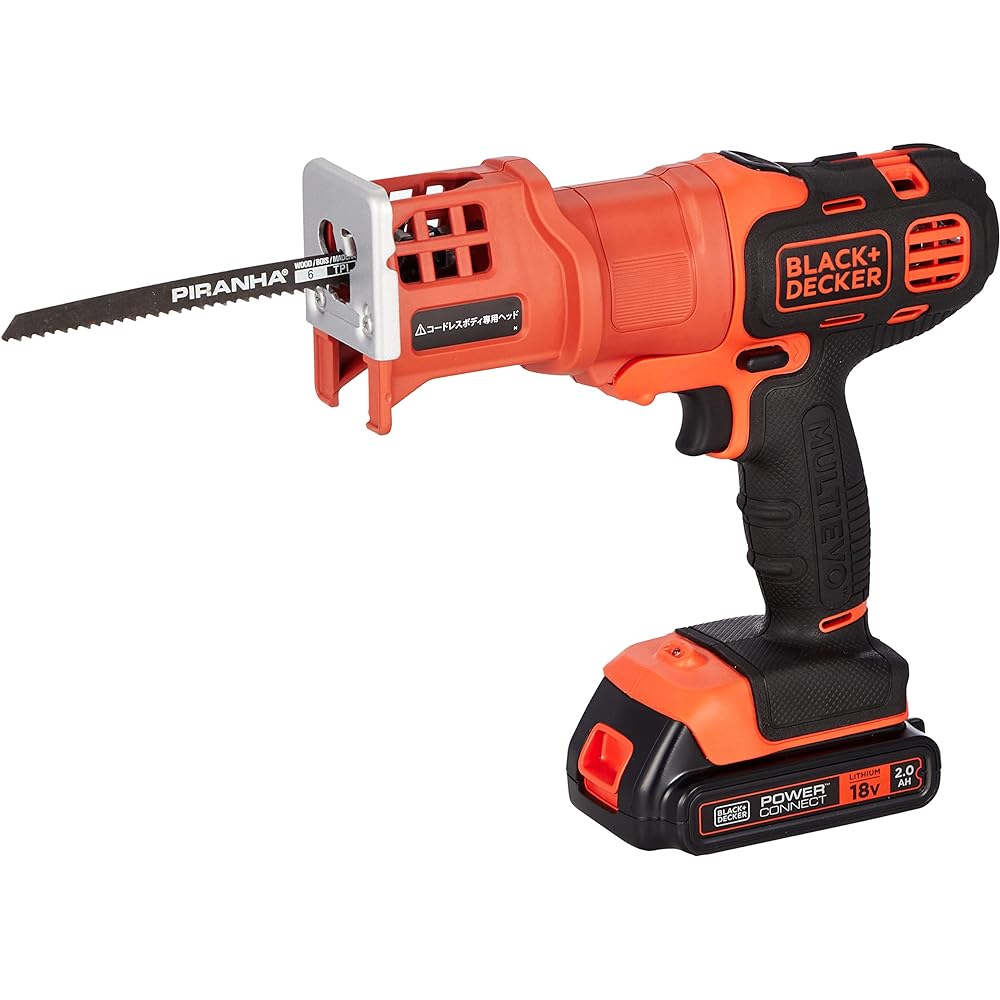 Black and Decker Cordless Multi-Tool Garden Evo Gardening Agriculture Gardening Equipment 2 Blades Lightweight Compact Gardening Beginner GEVO183N